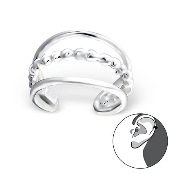 Záušnice. Nasazovací náušnice bez dírky.